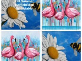 Sip and Paint with Art Unscrewed: Pink Flamingos or Summer
