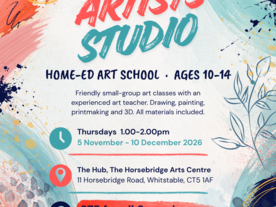 Young Artists Studio: Home-Ed Art School (Ages 10-14)
